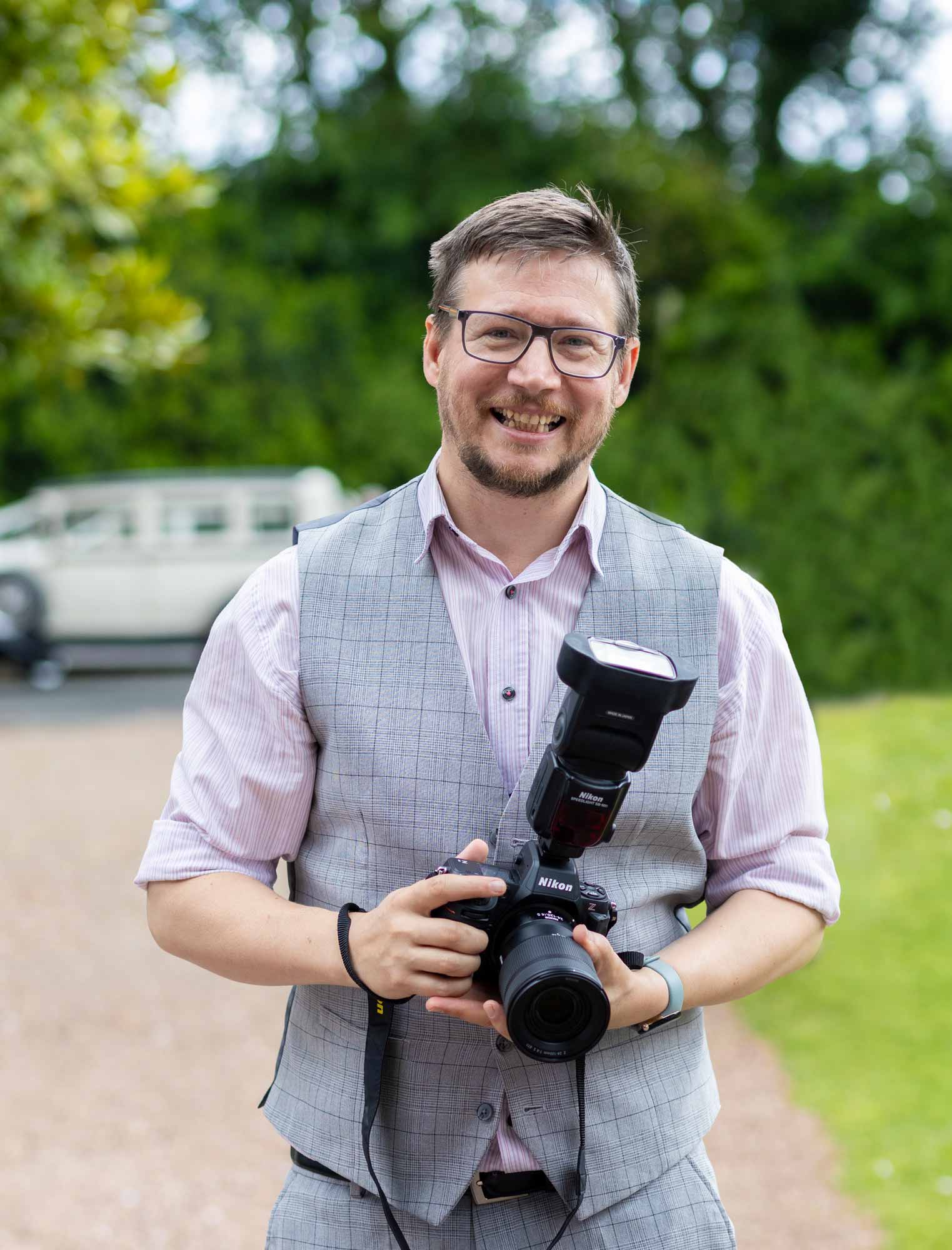 Mike, lead wedding photographer in Cornwall
