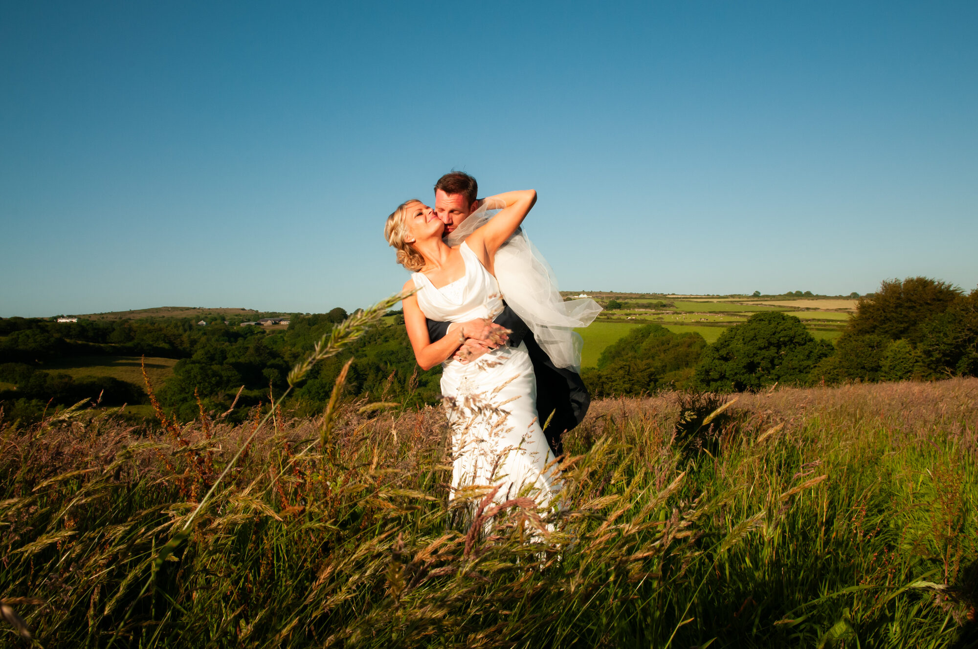 Trevenna Barns wedding photography backdrop - Cornwall Wedding Photography