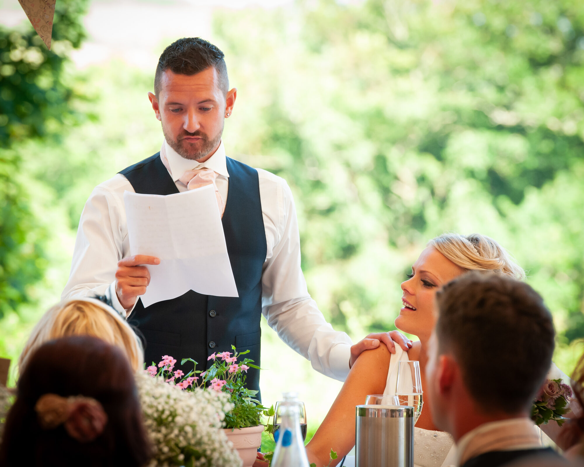 Wedding photography in Trevenna Barns - Cornwall Wedding Photography - authentic wedding stories